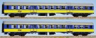 44122 LS Models Set of 2 Passenger cars 2nd class plan W1 B11